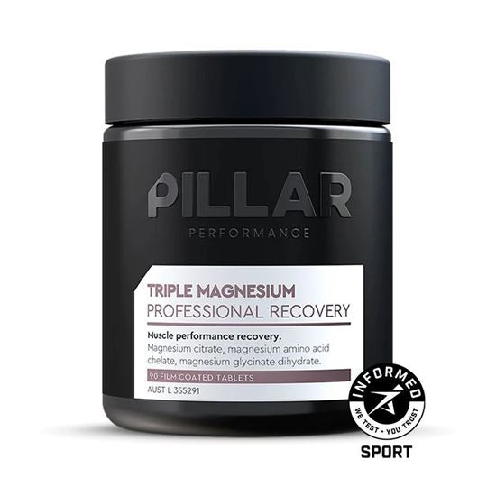 PILLAR Performance: TRIPLE MAGNESIUM TABLETS (90 capsules / 45 serves)