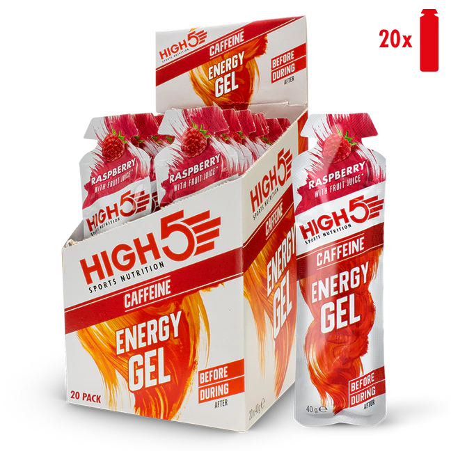 High 5 Energy Gel + Caffeine - 20 Pack