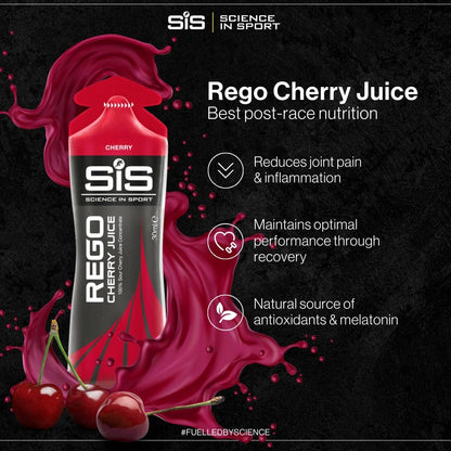 SIS Rego Cherry Juice Shots for Recovery & Sleep | 100% Montmorency Cherry